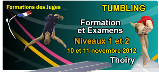 JUGE 1 et 2 TUMBLING à Thoiry les Samedi 10 et Dimanche 11 Novembre 2012 à Thoiry JUGE 1 et 2 TUMBLING à Thoiry les Samedi 10 et Dimanche 11 Novembre 2012 à Thoiry