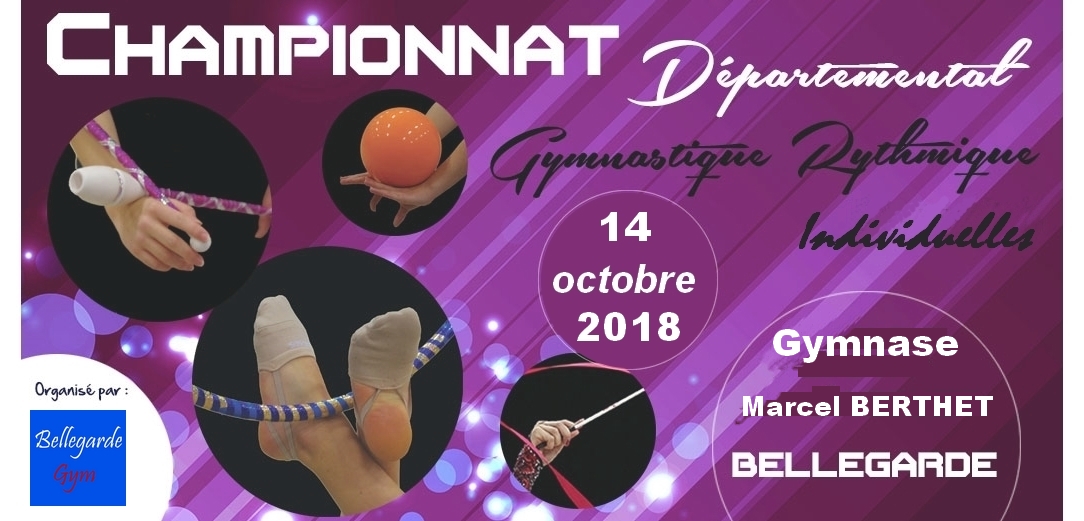 Championnat départemental GR individuel Bellegarde les résultats