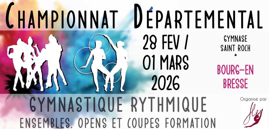 Championnat départemental GR des ensembles, Opens et coupes formations les 28/02 et 01/03